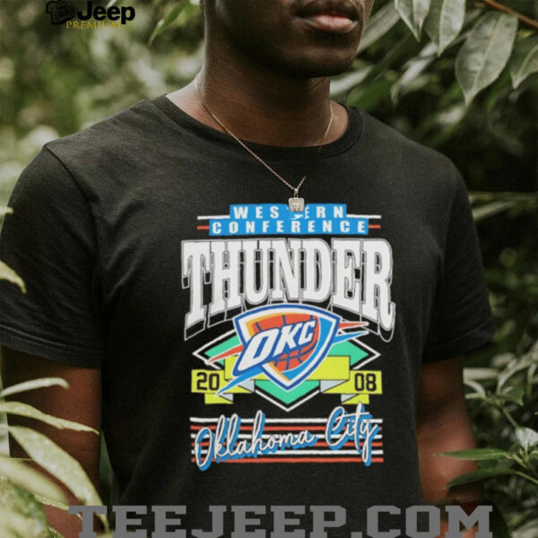 Western Conference Oklahoma City Thunder 2008 shirt