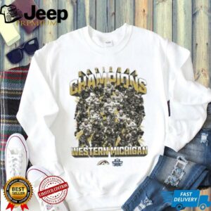 Western Michigan Broncos 2025 Men’s Hockey National Champions NIL All Players Frozen Four NCAA T shirts