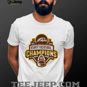 Western Michigan Broncos 2025 NCAA Frozen Four Mens Ice Hockey National Champions Logo T Shirts2
