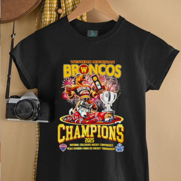 Western Michigan Broncos Champions 2025 mascot shirt