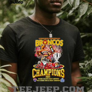 Western Michigan Broncos Champions 2025 mascot shirt2