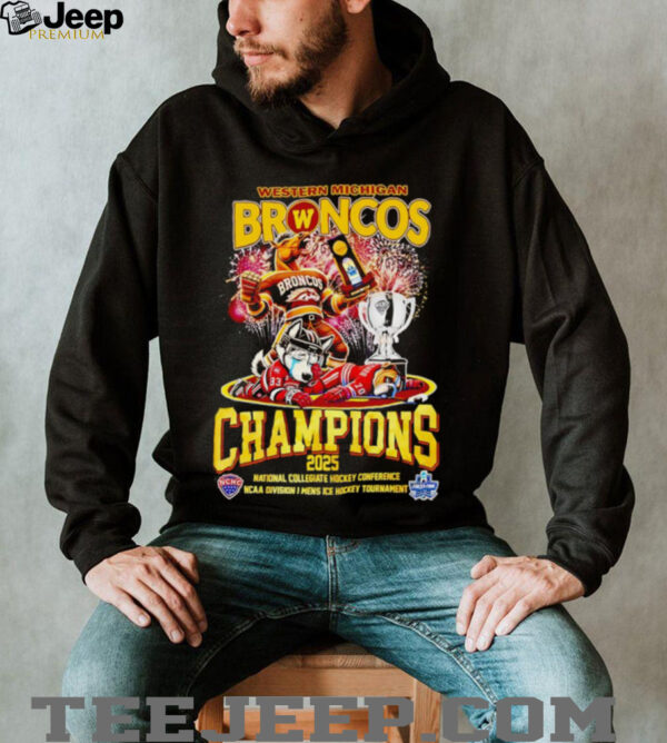 Western Michigan Broncos Champions 2025 mascot shirt