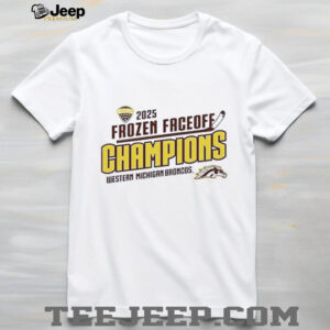 Western Michigan Broncos Fanaticity 2025 Frozen Faceoff Champion shirt2
