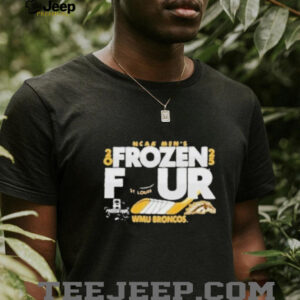 Western Michigan Broncos Frozen Four 2025 NCAA Mens Hockey Champions St Louis T shirts2