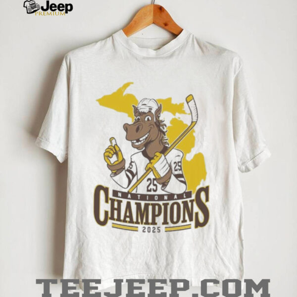 Western Michigan Broncos National Champions 2025 Mascot T shirts