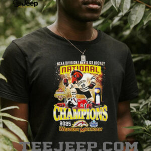 Western Michigan Broncos National Champions 2025 mascot shirt