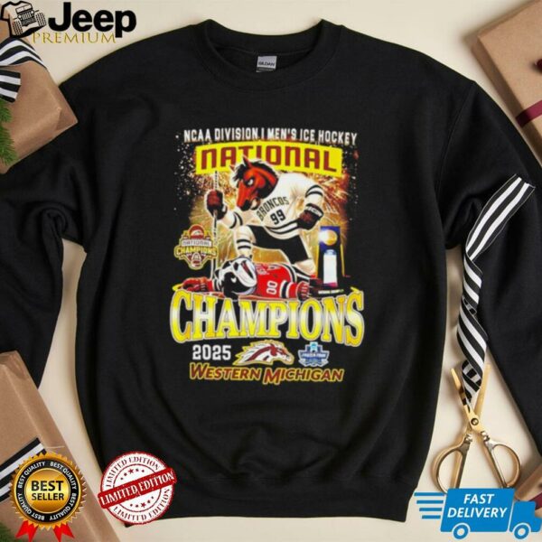 Western Michigan Broncos National Champions 2025 mascot shirt