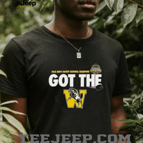 Western Michigan Broncos Rally 2025 National Men’s Hockey Champions Got The W T shirts