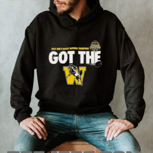 Western Michigan Broncos Rally 2025 National Mens Hockey Champions Got The W T shirts3