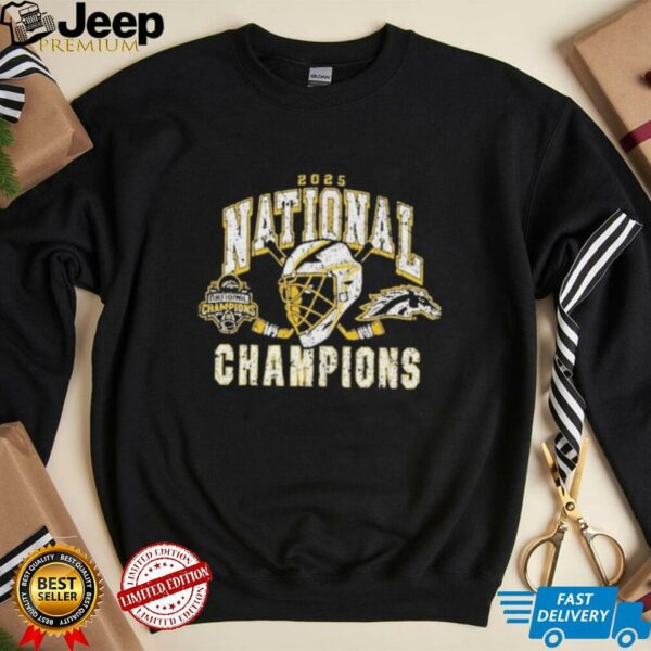Western Michigan Broncos Summit Sportswear 2025 National Men’s Hockey Champions Hockey T shirts