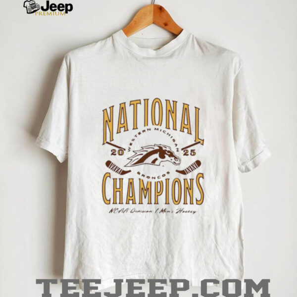 Western Michigan Men’s Hockey 2025 National Champs shirt