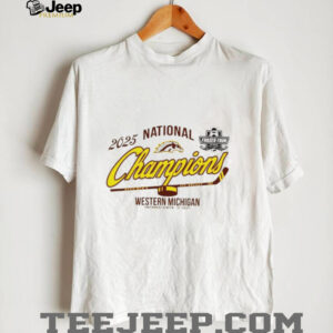 Western Michigan University Mens Hockey 2025 National Champions logo shirt3