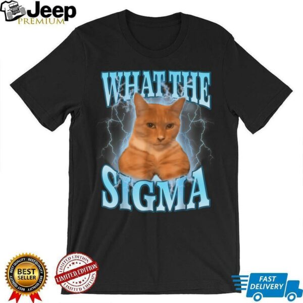 What The Sigma Meme Cat T Shirt