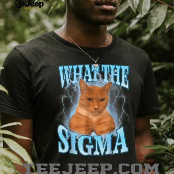 What The Sigma Meme Cat T Shirt