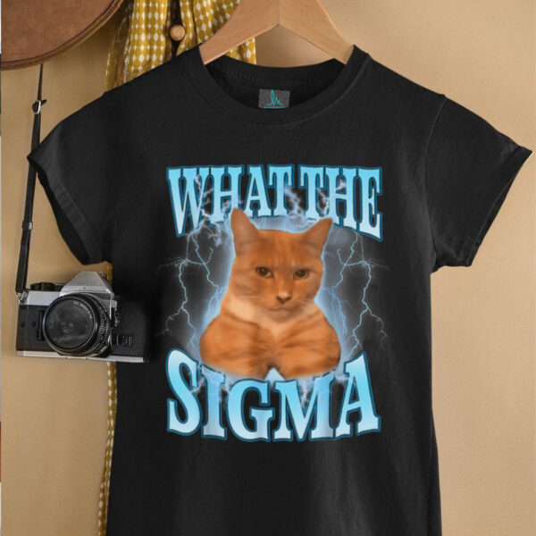What The Sigma Meme Cat T Shirt