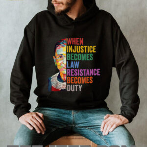 When Injustice Becomes Law Resistance Becomes Duty T Shirt