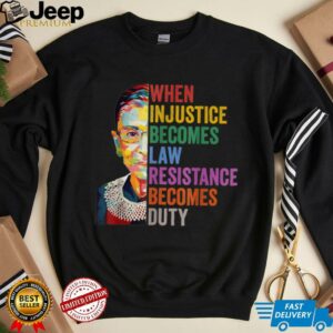 When Injustice Becomes Law Resistance Becomes Duty T Shirt3