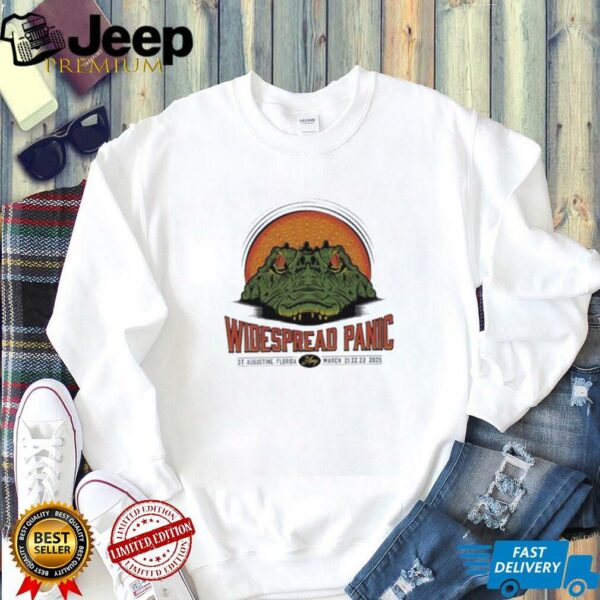 Widespread Panic St. Augustine FL March 21 23 2025 shirt