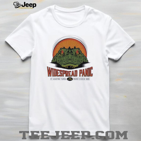 Widespread Panic St. Augustine FL March 21 23 2025 shirt