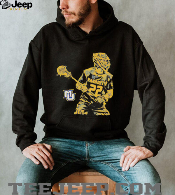 Will Foster Marquette lacrosse illustration shirt