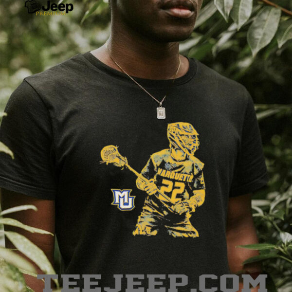Will Foster Marquette lacrosse illustration shirt