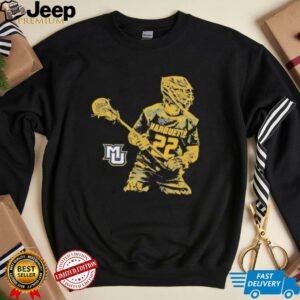 Will Foster Marquette lacrosse illustration shirt2