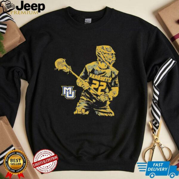Will Foster Marquette lacrosse illustration shirt