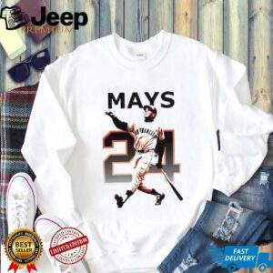 Willie Mays 24 New York Giants shirt2