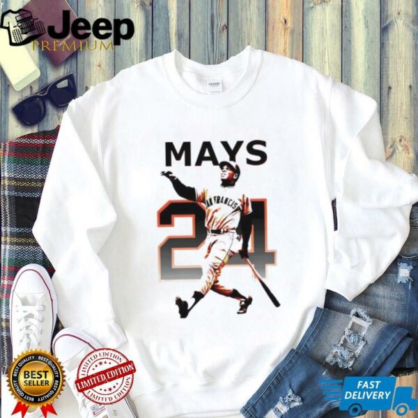 Willie Mays 24 New York Giants shirt