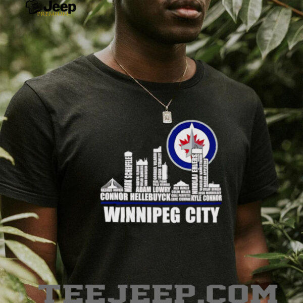Winnipeg City skyline city player name shirt