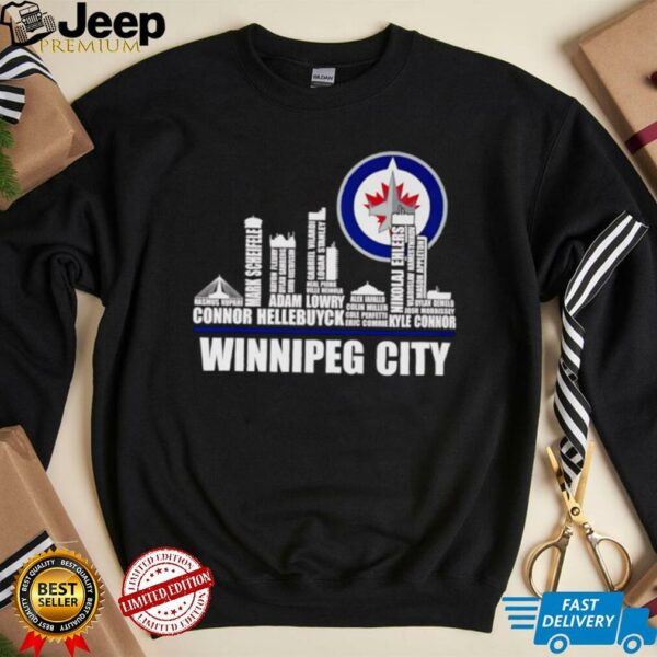 Winnipeg City skyline city player name shirt