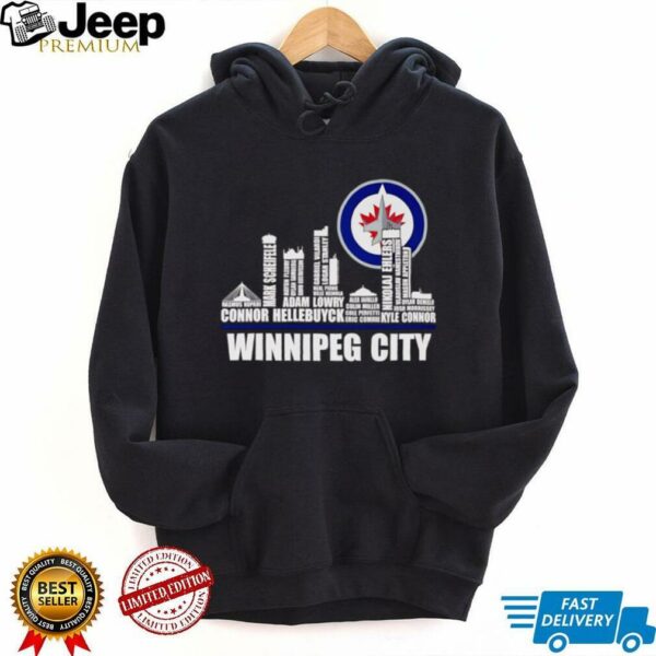 Winnipeg City skyline city player name shirt