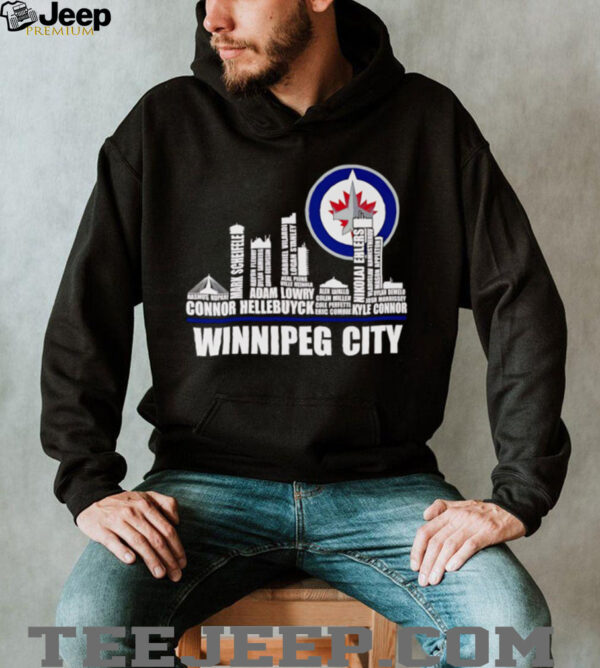 Winnipeg City skyline city player name shirt