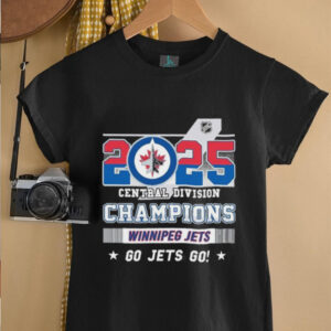 Winnipeg Jets 2025 NHL Central Division Champions Go Jets Go T shirts
