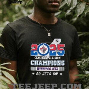Winnipeg Jets 2025 NHL Central Division Champions Go Jets Go T shirts2