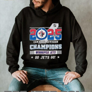 Winnipeg Jets 2025 NHL Central Division Champions Go Jets Go T shirts3