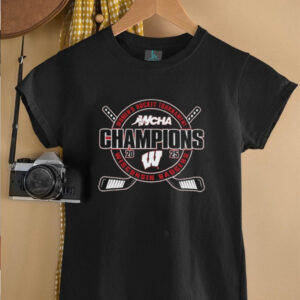 Wisconsin Badgers 2025 WCHA Womens Hockey Tournament Champions T Shirt0