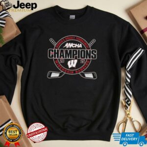 Wisconsin Badgers 2025 WCHA Womens Hockey Tournament Champions T Shirt2