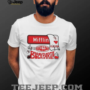 Wisconsin Badgers mifflin st block party since 1969 shirt1