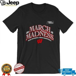 Wisconsin Mens Basketball 2025 March Madness Bound T Shirt3