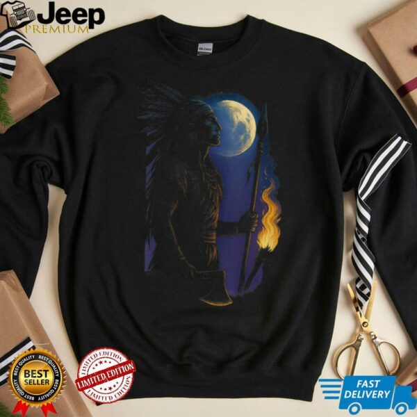 Womens Native American Chief Tribes Culture Sacred Sioux Shirt