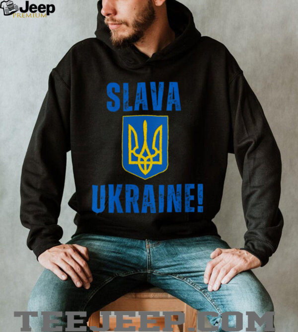 Womens Slava Ukraine V Neck T Shirt