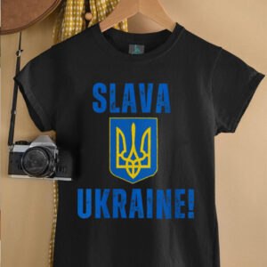 Womens Slava Ukraine V Neck T Shirt