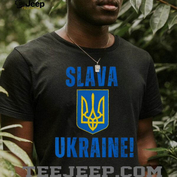 Womens Slava Ukraine V Neck T Shirt