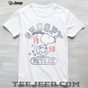 Womens Snoopy Phys Ed Shirt