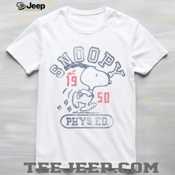 Womens Snoopy Phys Ed Shirt