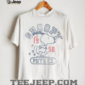 Womens Snoopy Phys Ed Shirt