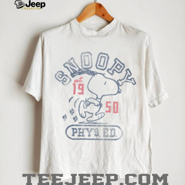 Womens Snoopy Phys Ed Shirt