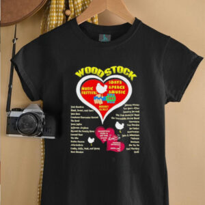 Wood stock music festival 3 days and peace and music shirt2