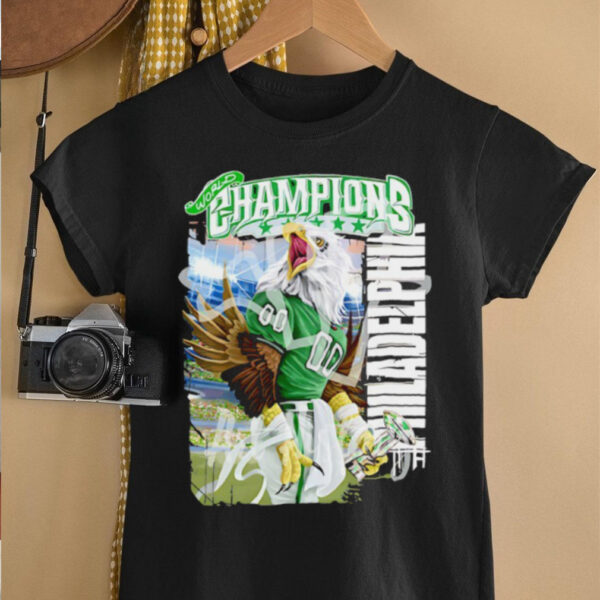 World Champions 2024 Philadelphia Eagles go Birds mascot shirt